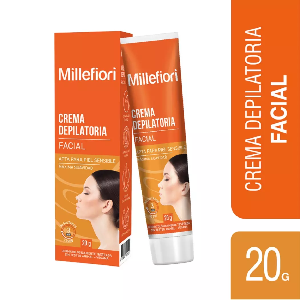 Millefiori Crema Depilatoria Facial Care 20g