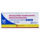 Olmesartan Hidroclorotiazida 20 mg / 12,5 mg x 30 comprimidos recubiertos