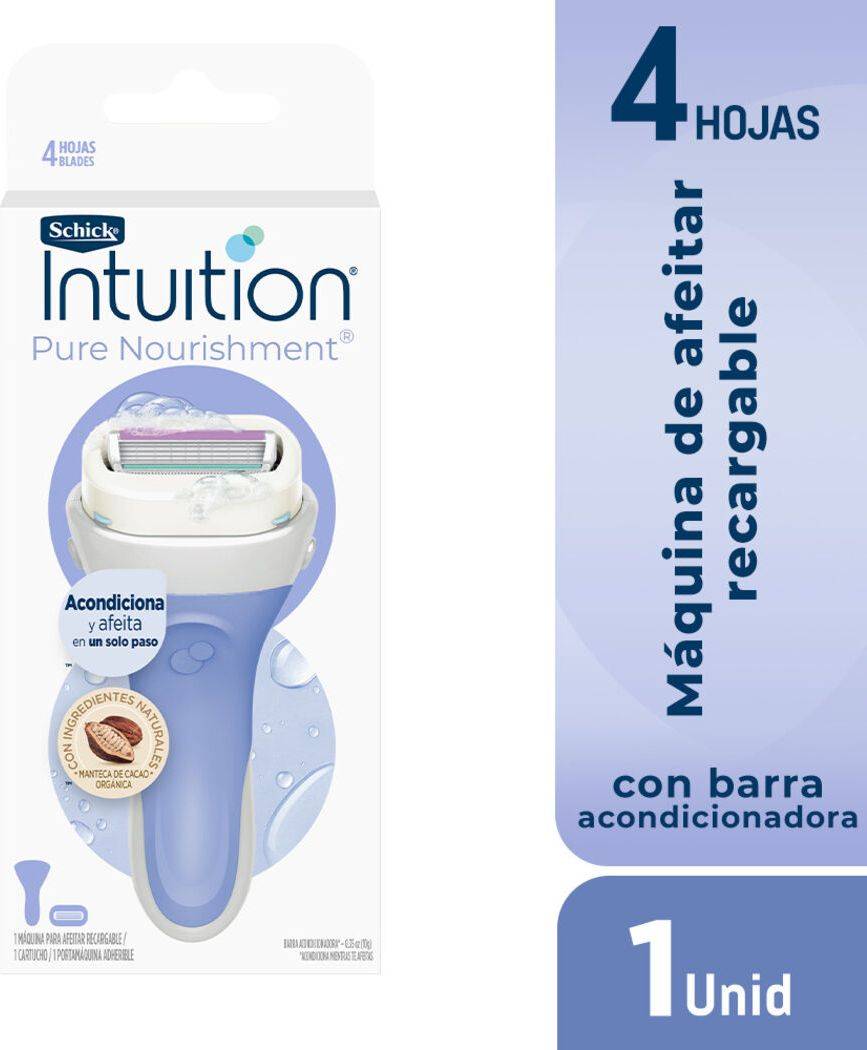 Schick Intuition Pure Nourishment Máquina Afeitar 1 un