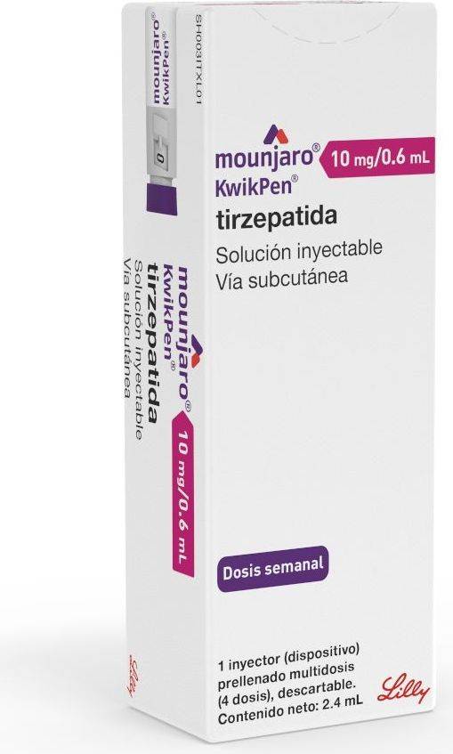 tirzepatide precio en chile Mounjaro KwikPen 10 mg/0.6 ml 4 Dosis - Tirzepatida - precio en farmacias