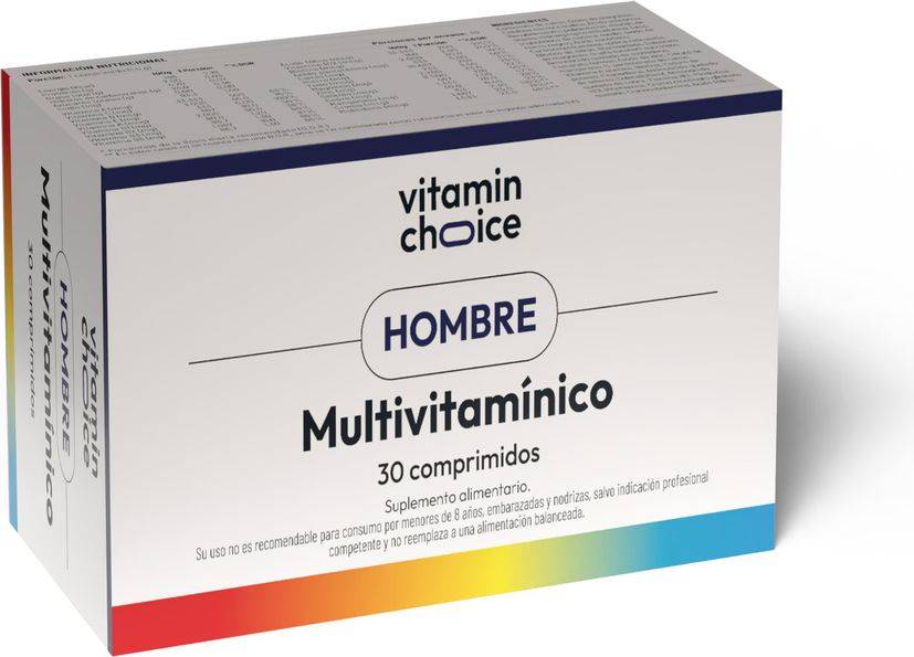 Vitamin Choice Hombre Multivitamínico 30 Comprimidos