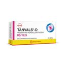 Tanvals-D 80/12.5 mg x 30 Comprimidos - Valsartán + Hidroclorotiazida