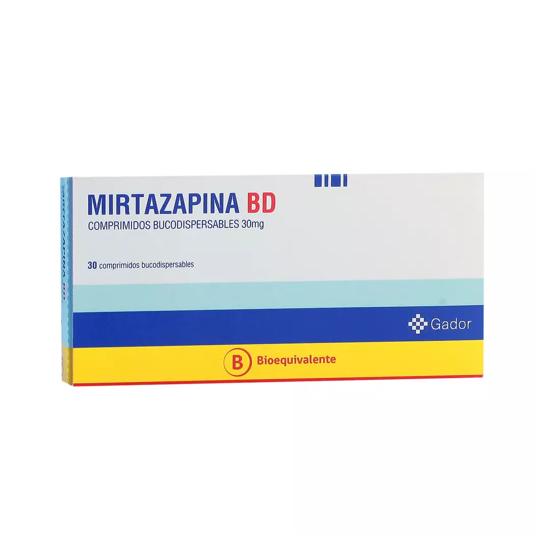 Mirtazapina BD 30 mg x 30 Comprimidos Bucodispersables - Gador