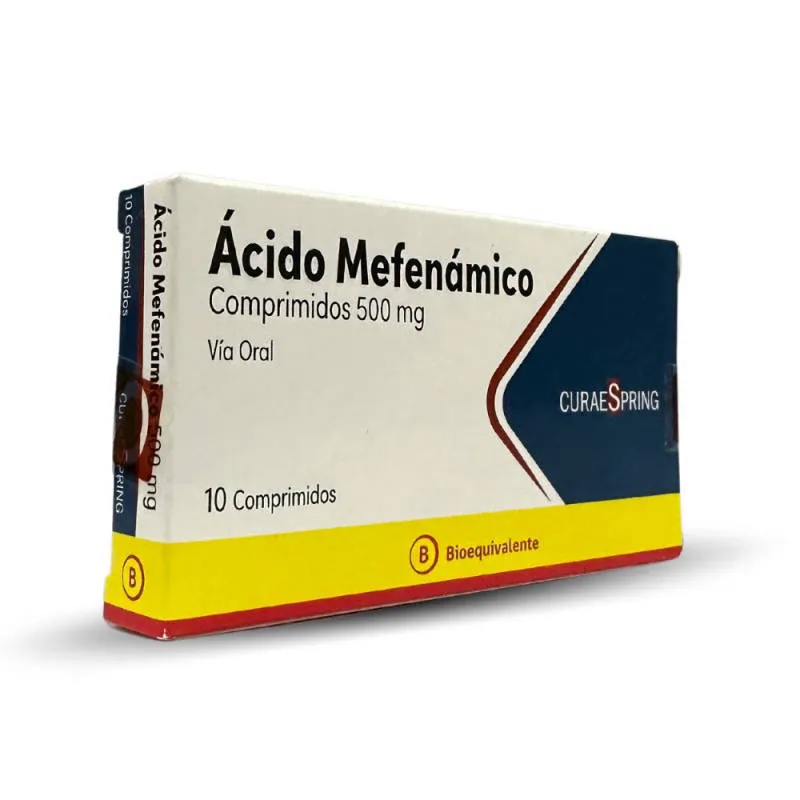 Ácido Mefenámico 500 mg x 10 Comprimidos - Curae Spring
