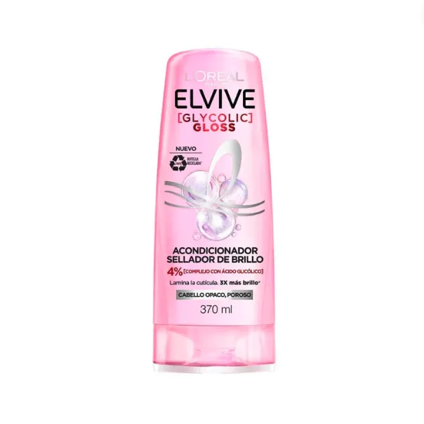 L'Oréal Paris Elvive Glycolic Gloss Acondicionador 370 ml