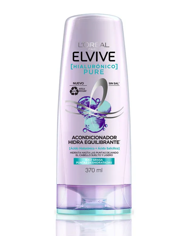 Elvive Hialurónico Pure Acondicionador 370 ml