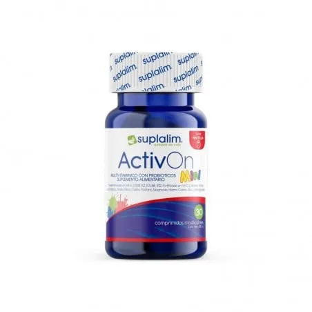 Activ On Kids 30 Comprimidos Masticables - Multivitamínico con Probióticos