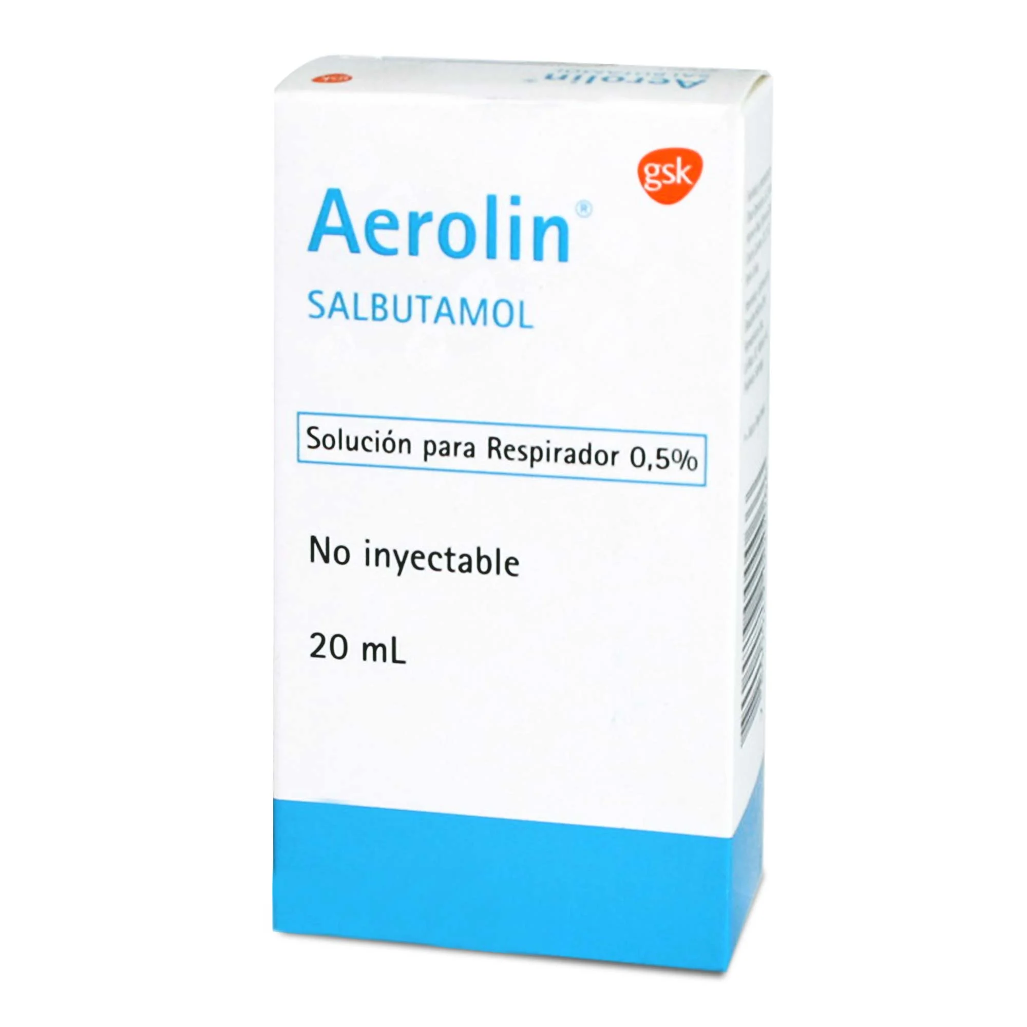 Aerolin 0,5 % Solución para Respirador 20 ml - Salbutamol
