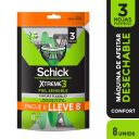 Schick Xtreme3 Piel Sensible 8 Unidades
