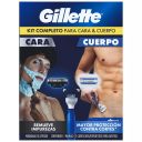 Gillette Kit Completo Cara & Cuerpo 3+1 Unidades