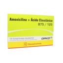 Amoxicilina + Ácido Clavulánico 875 Mg/125 Mg