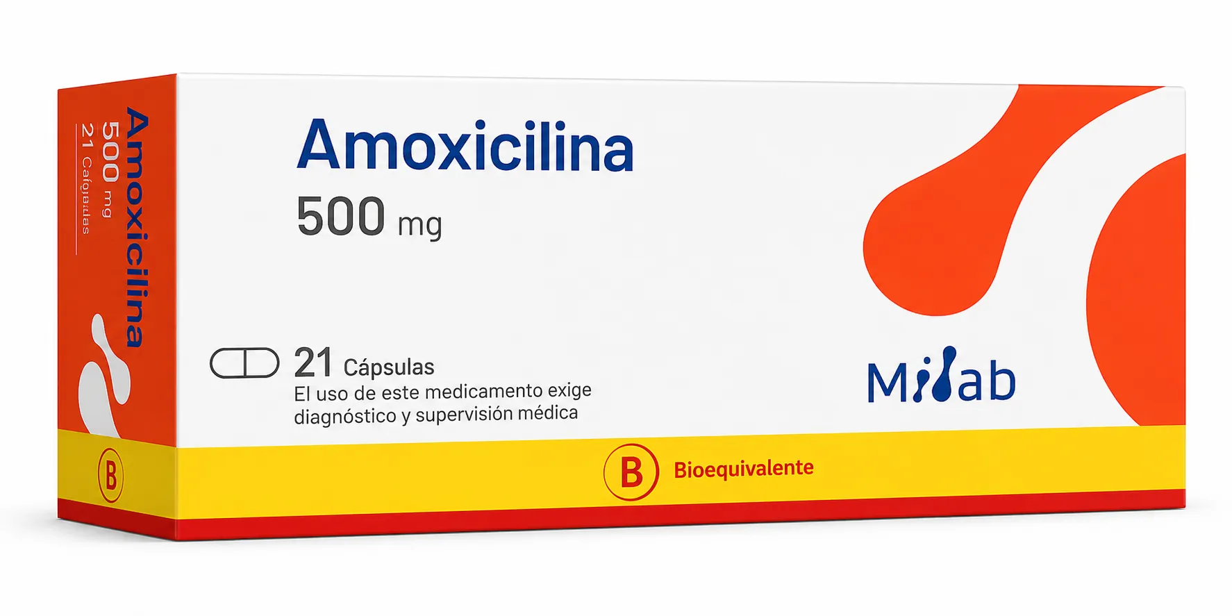 Amoxicilina 500 mg x 21 Cápsulas - Mintlab