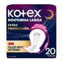 Kotex Nocturna Larga Extra Protección 20 Toallas