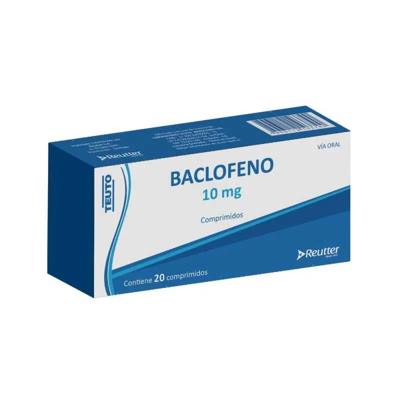 Baclofeno 10 mg x 20 Comprimidos - Reutter