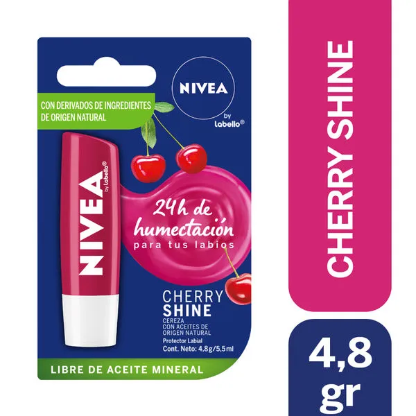 Nivea Fruity Shine Cereza Bálsamo Labial 4,8 g