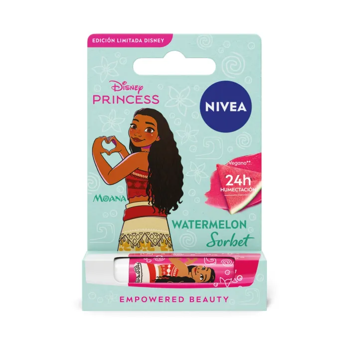 Nivea Bálsamo Labial Sandía Edición Disney Moana 4,8 g