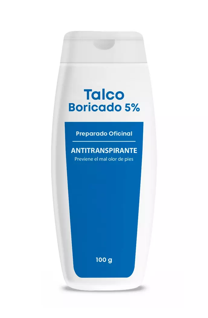 Talco Boricado 5% 100 g - Recetario Magistral
