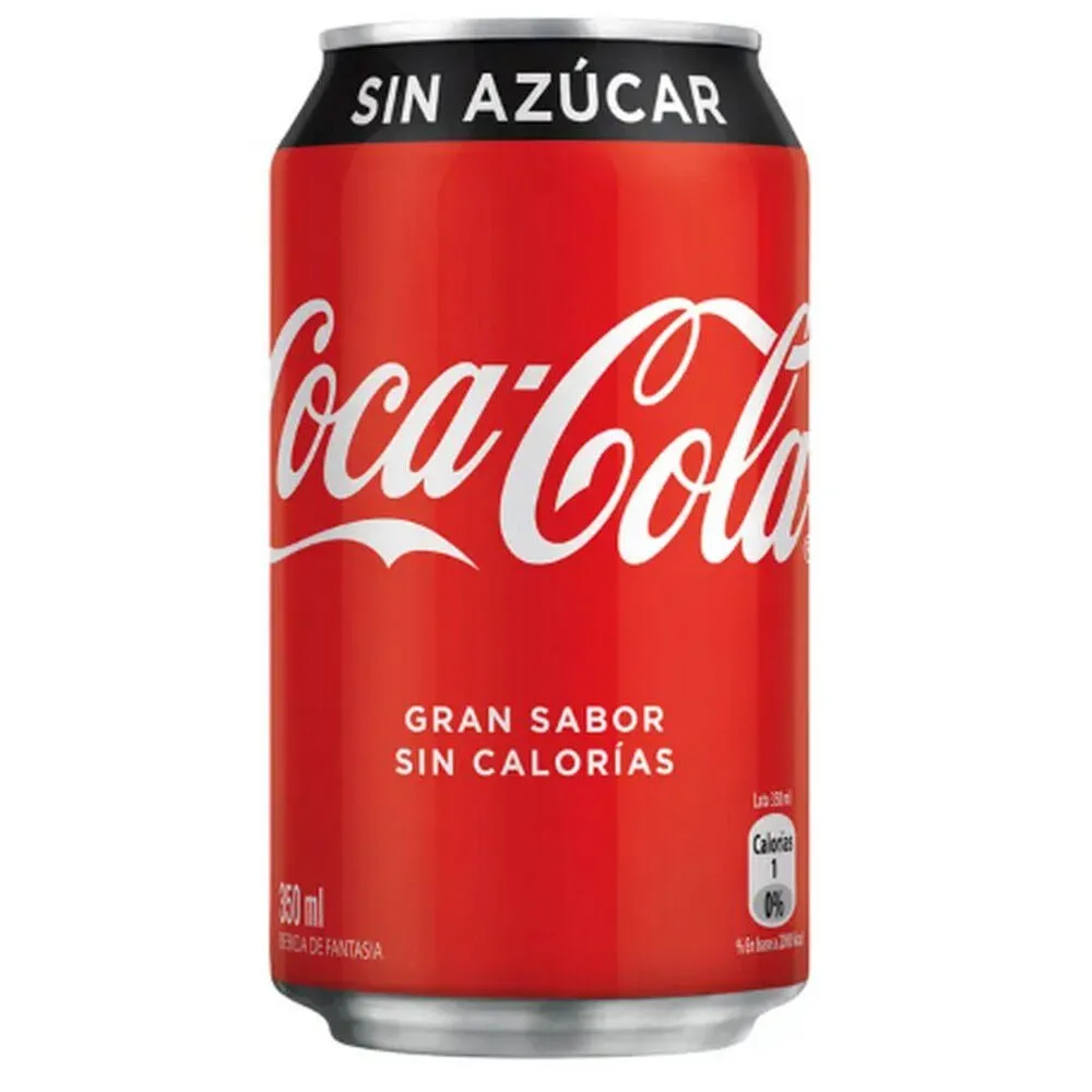Coca-Cola Sin Azúcar Lata 350 ml