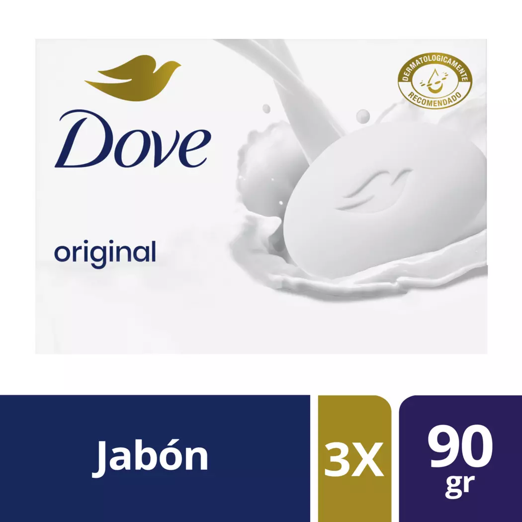 Dove Original Beauty Bar Pack 3 x 90 g