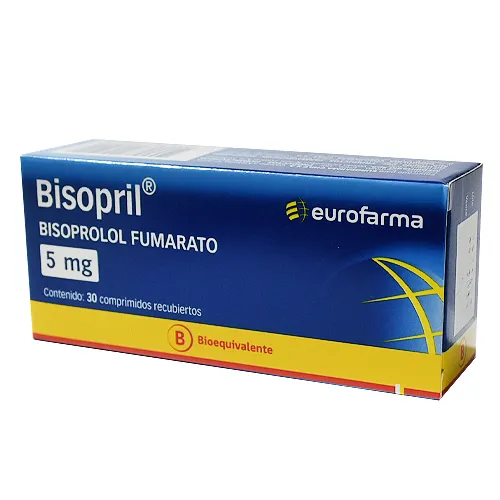 Bisopril 5 mg x 30 Comprimidos Recubiertos - Bisoprolol