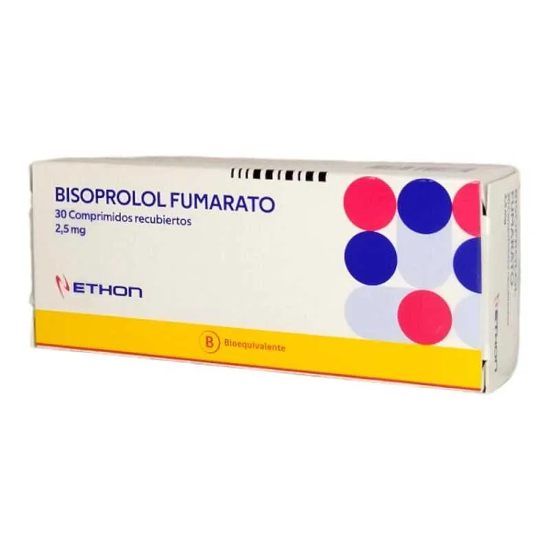 Bisoprolol 2.5 mg x 30 Comprimidos - Ethon