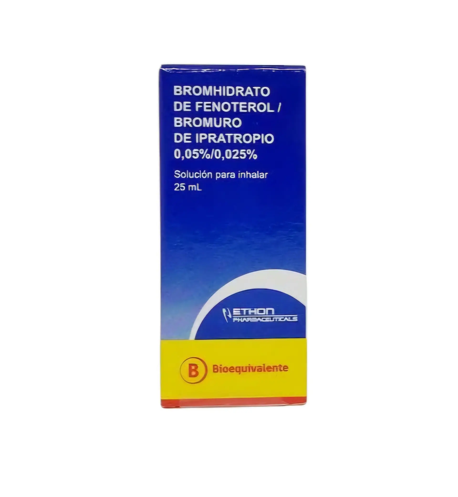 Fenoterol + Ipratropio 0,05%/0,025% Solución 25 mL - Ethon Pharmaceuticals