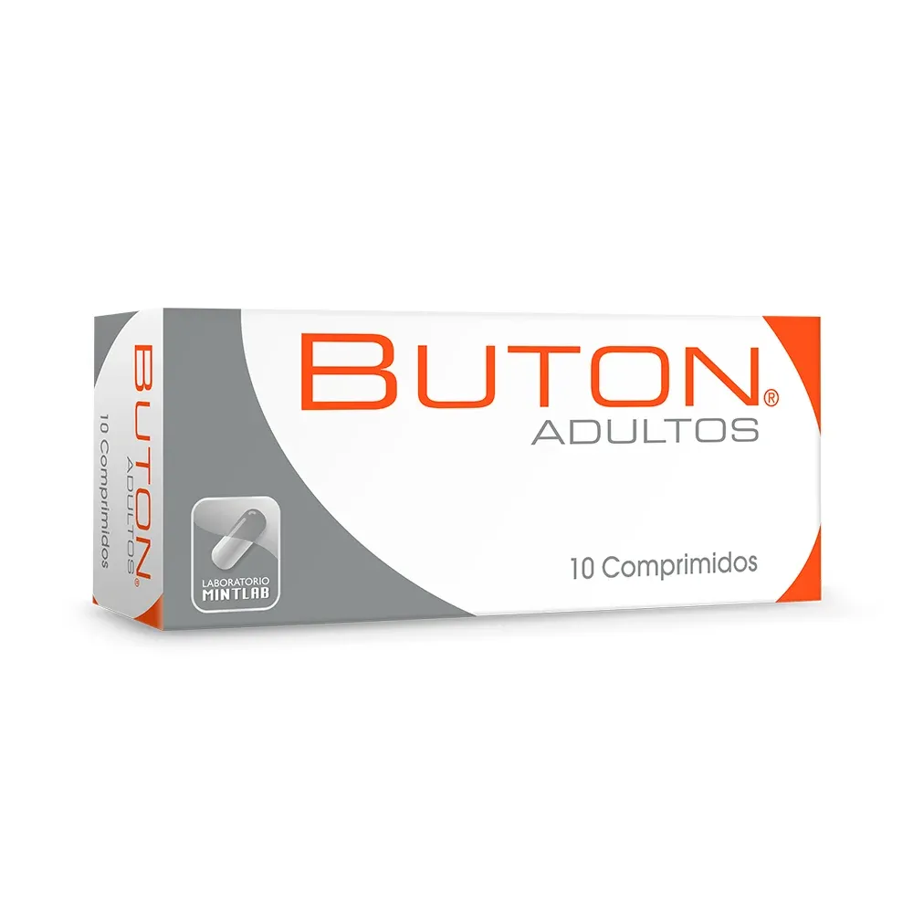 Buton Adultos 0.5/40 mg x 10 Comprimidos - Atropina + Papaverina