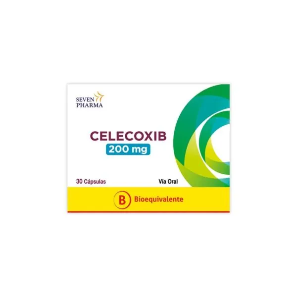 Celecoxib 200 mg x 30 Cápsulas - Seven Pharma