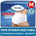 TENA Pants Ultra Protect M 30 Unidades - Ropa Interior Desechable