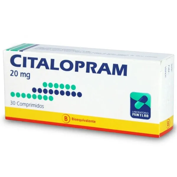 Citalopram 20 mg x 30 Comprimidos - Mintlab