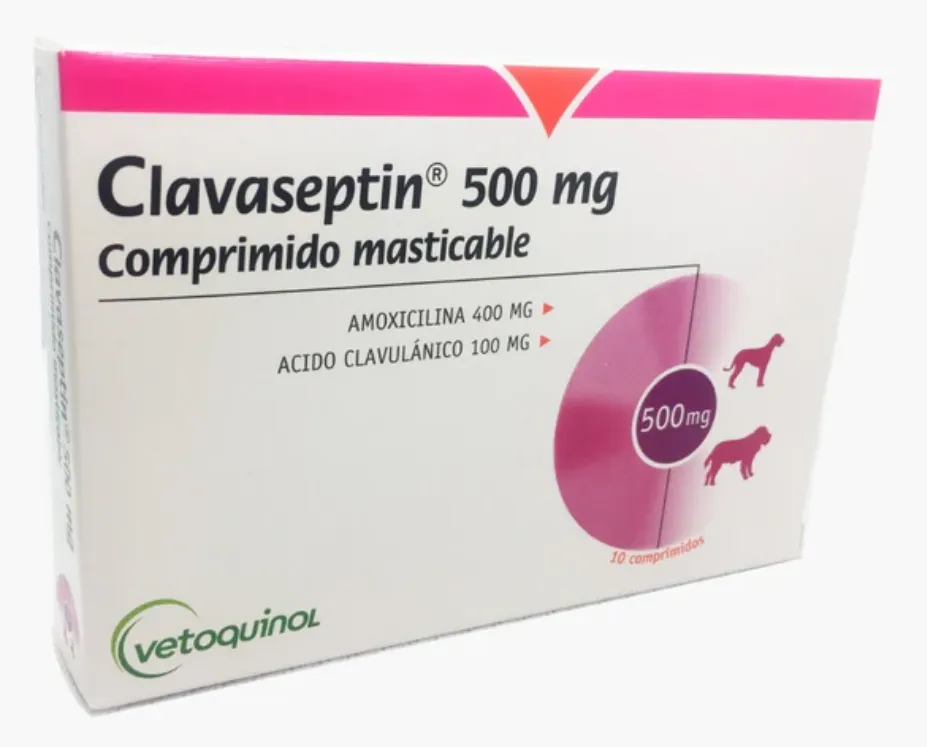 Clavaseptin 500 mg x 10 Comprimidos - Amoxicilina + Ácido Clavulánico