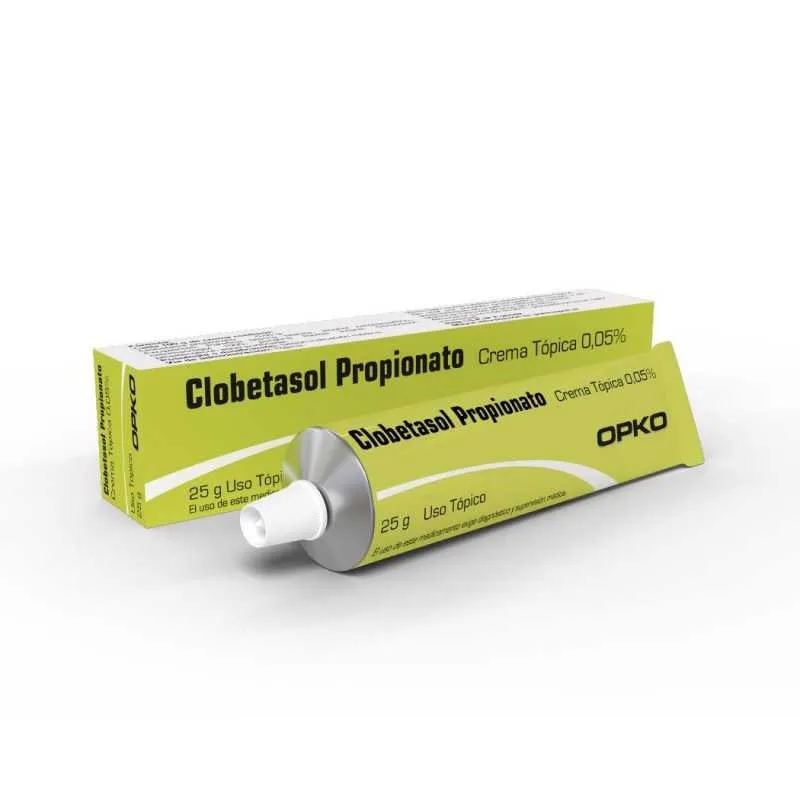 Clobetasol 0,05% Crema Tópica 25 g - Propionato de Clobetasol