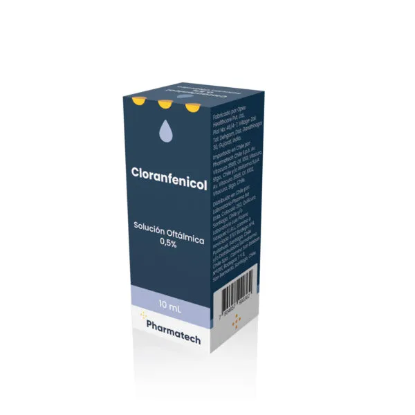 Cloranfenicol 0,5% Solución Oftálmica x 10 mL - Pharmatech