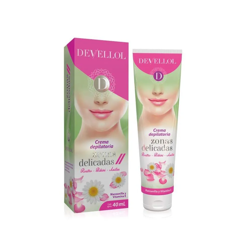 Devellol Crema Depilatoria Zonas Delicadas 40 ml