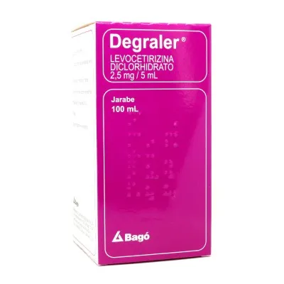 Degraler Jarabe 2,5 mg/5 mL x 100 mL - Levocetirizina