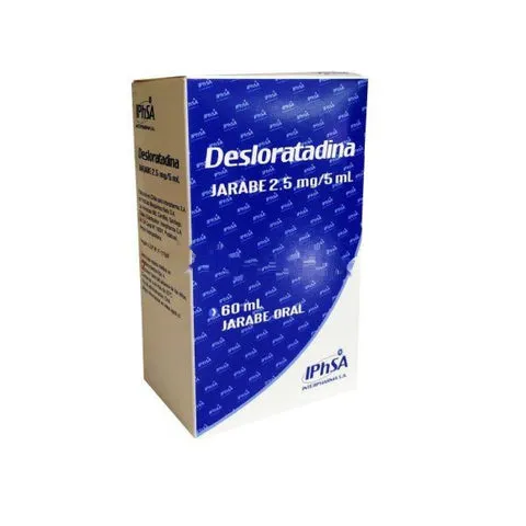 Desloratadina 2,5 mg/5 mL Jarabe x 60 mL - IPhSA