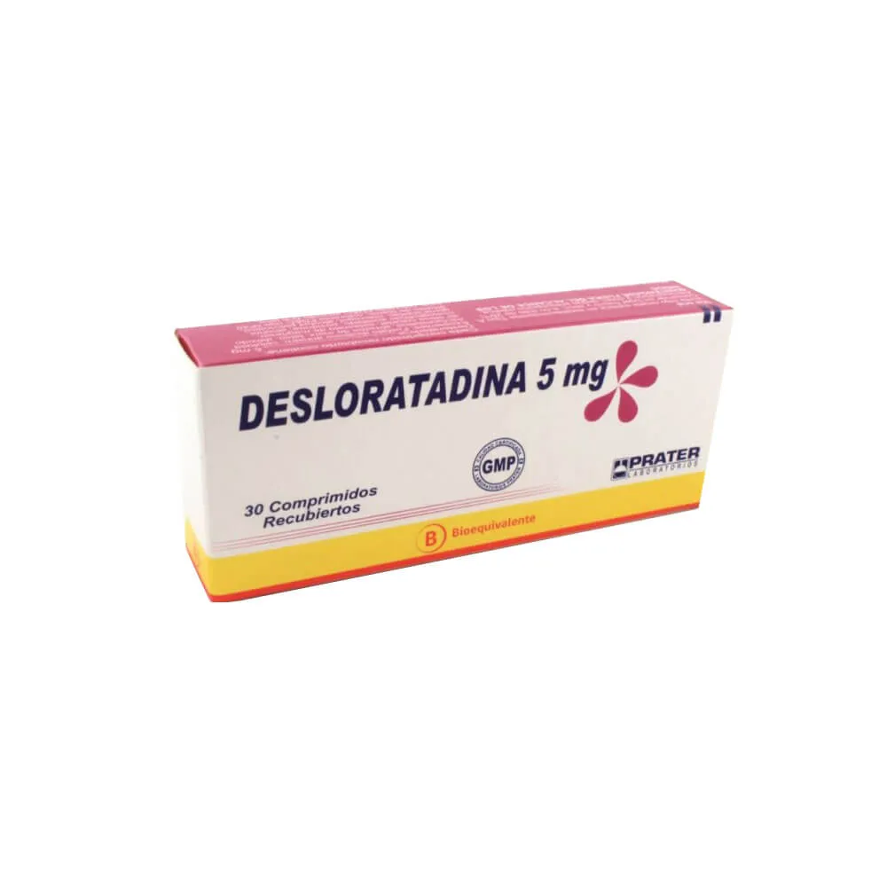 Desloratadina 5 mg x 30 Comprimidos - Prater