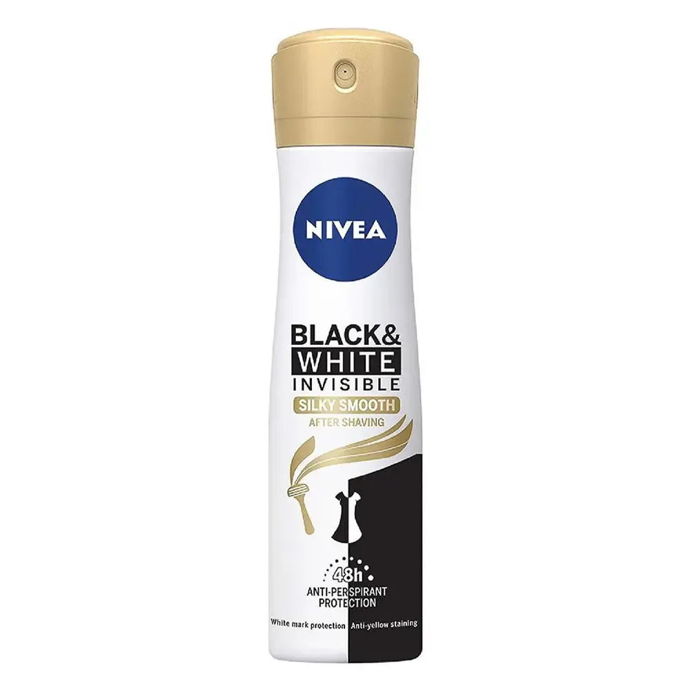Nivea Black & White Invisible Toque Seda 150 ml - Antitranspirante