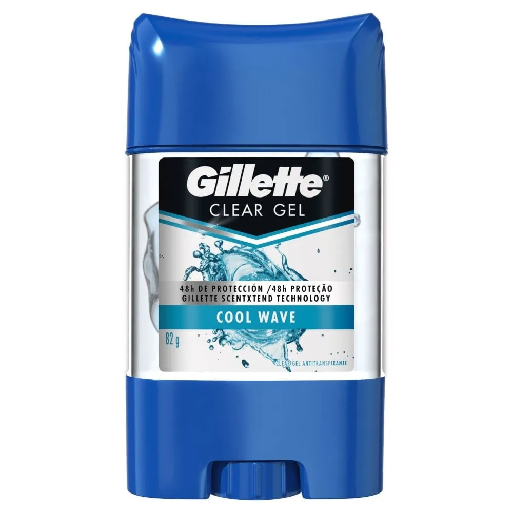 Gillette Clear Gel Cool Wave 82 g Antitranspirante