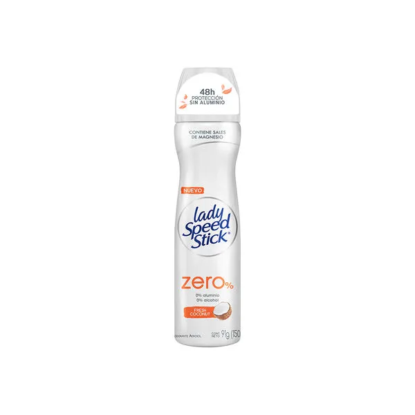 Lady Speed Stick Zero% Fresh Coconut 91 g Desodorante Spray