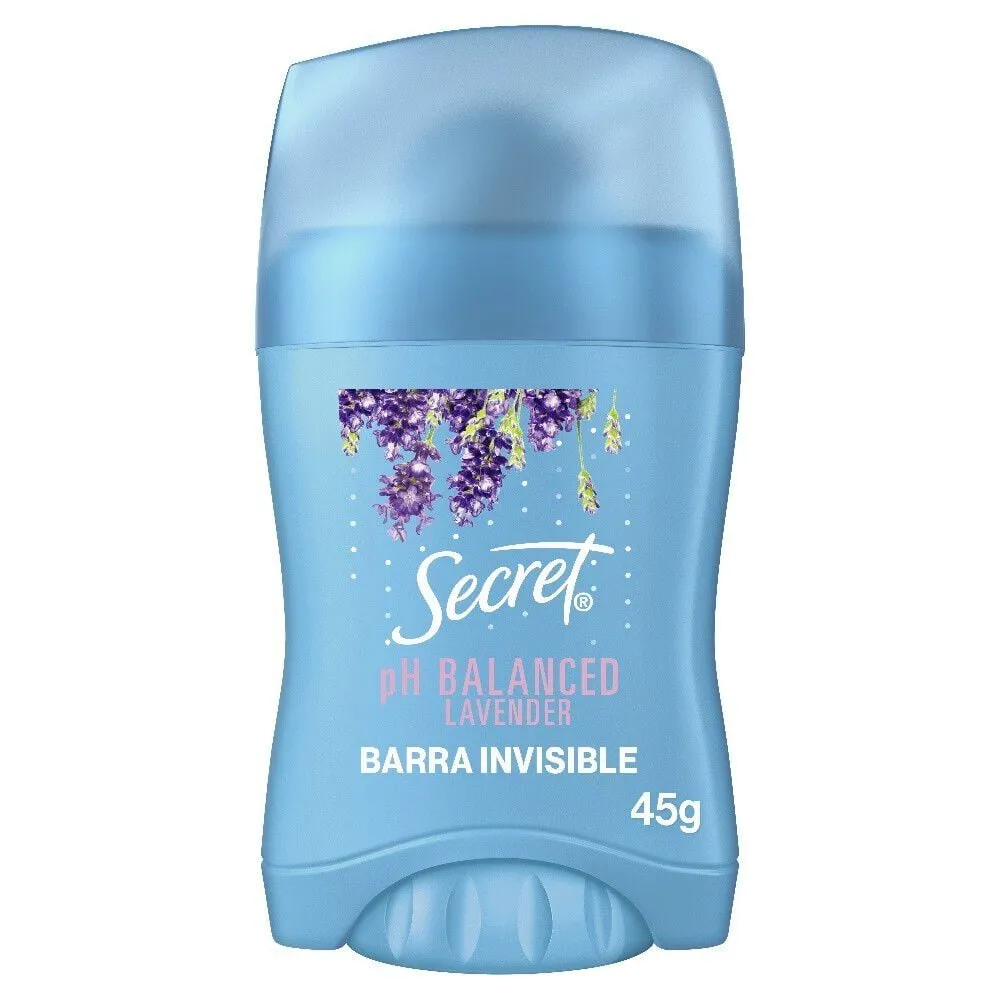 Secret pH Balanced Lavender Barra Invisible 45 g