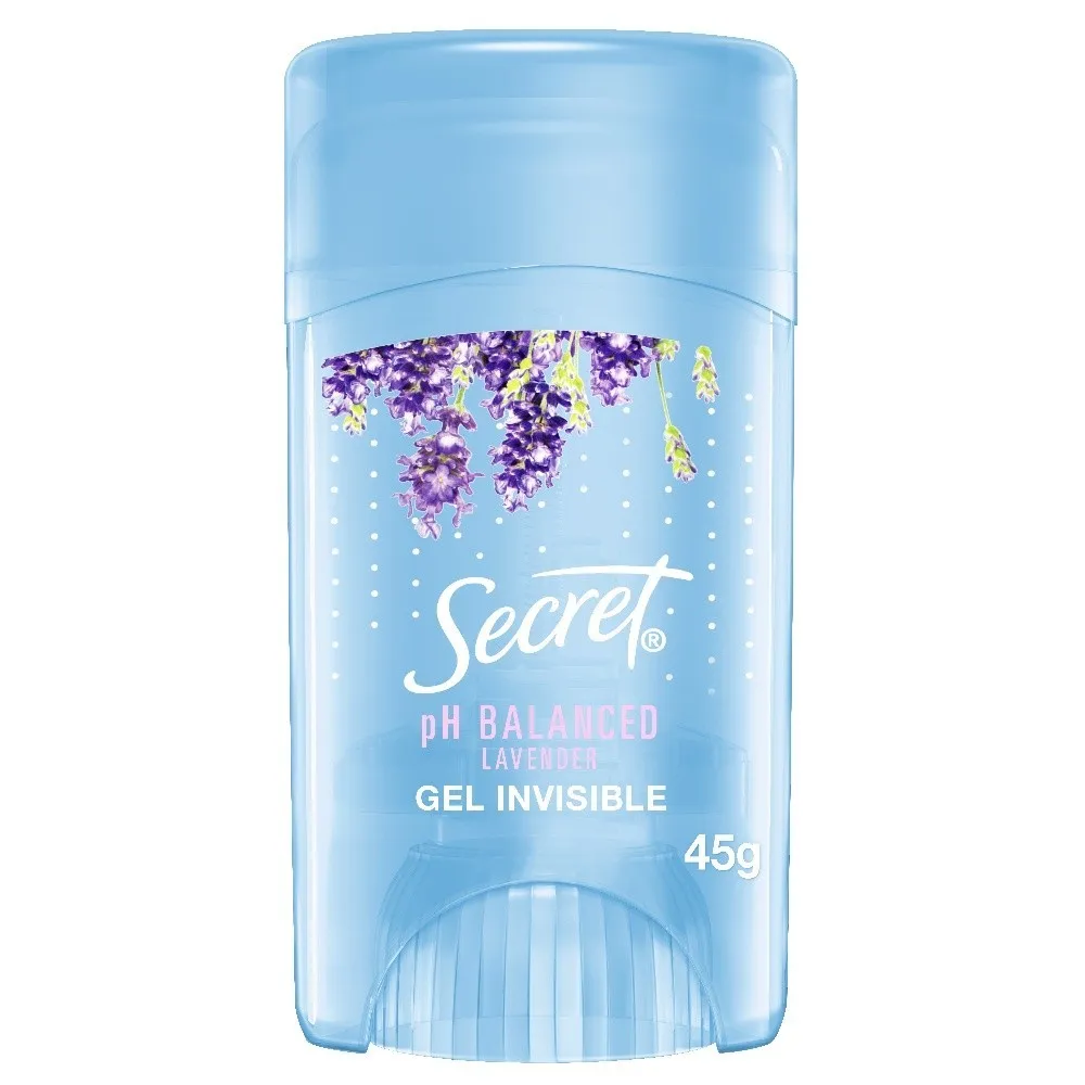 Secret pH Balanced Lavender Gel Invisible 45 g - Desodorante Antitranspirante