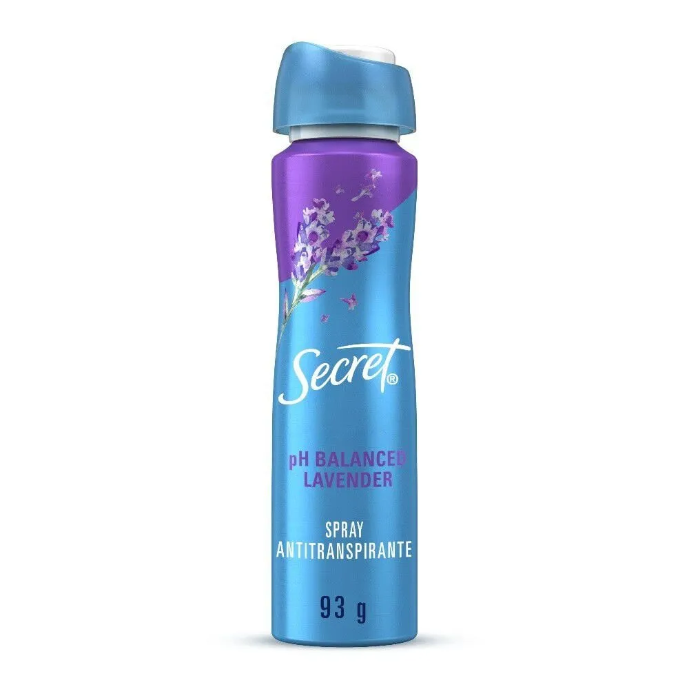 Secret pH Balanced Lavender Spray Antitranspirante 93 g