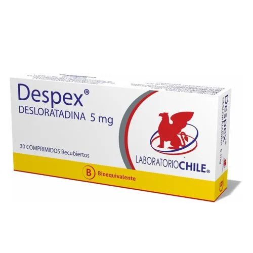Despex 5 mg x 30 Comprimidos Recubiertos - Desloratadina