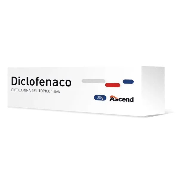 Diclofenaco Dietilamina 1,16% Gel x 30 g - Ascend