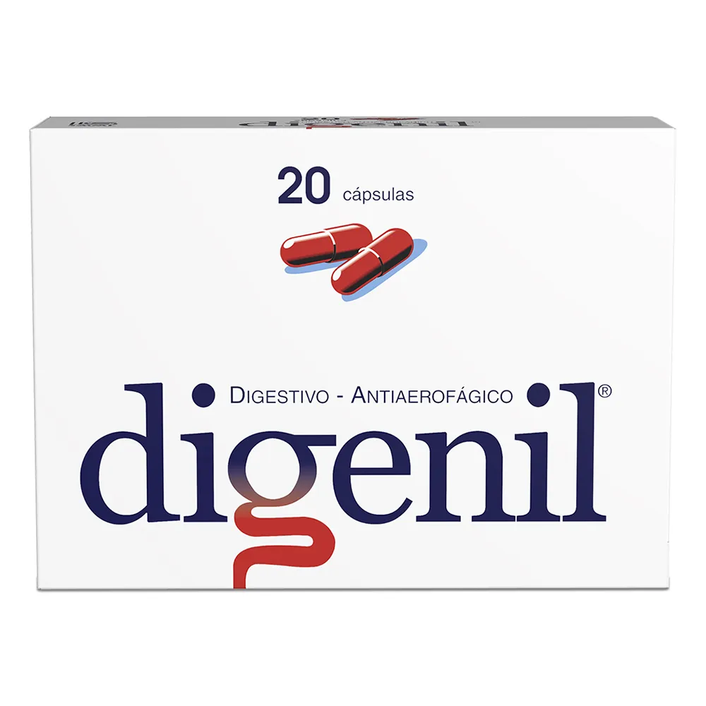 Digenil Pancreatina + Simeticona 230/80 mg x 20 Cápsulas