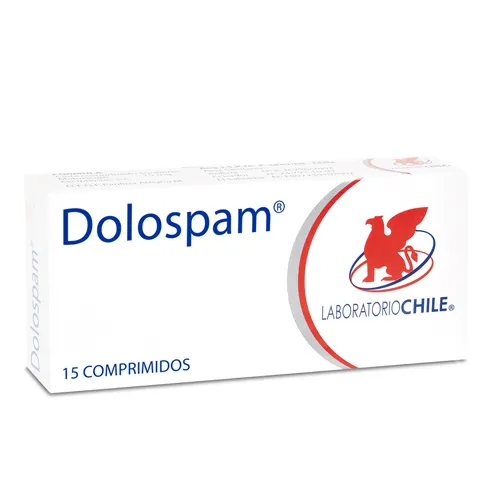 Dolospam Atropina 0,5 mg + Papaverina 40 mg x 15 Comprimidos