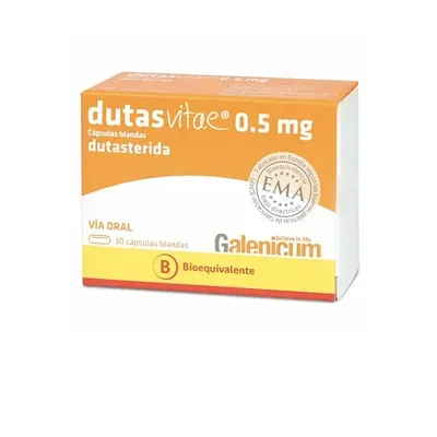 Dutasvitae 0.5 mg x 30 Cápsulas Blandas - Dutasterida