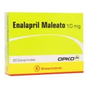 Enalapril 10 mg x 20 Comprimidos - OPKO