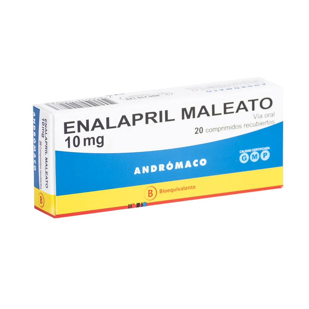 Enalapril 10 mg x 20 Comprimidos - Andrómaco